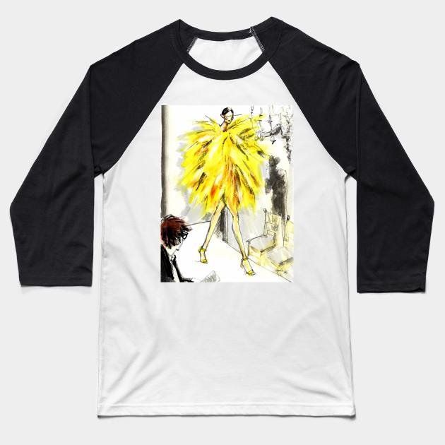 Dandelion Baseball T-Shirt by anadeestyle